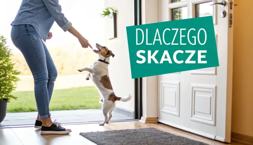 Szkolenie psa, by przestał szczekać, zaczyna się od zrozumienia, dlaczego skacze.